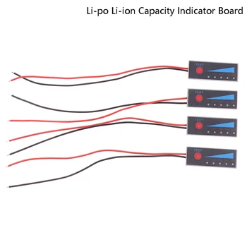  2S 3S 4S 5S 7,2-21V Литиева Батерия Li-po Li-ion Индикаторът за Капацитет на Заплащане на Индикация на мощността на Зареждане Led Тестер Такса