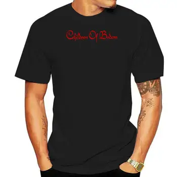  Children of Bodom Мелодичен Death Metal Нова черна тениска COB Тениски с къс ръкав с анимационни принтом Безплатна доставка
