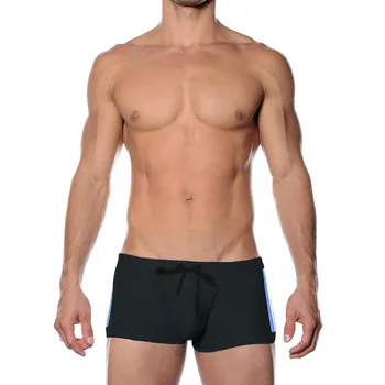  Безплатна доставка на мъжки къси панталони-боксерки, сексуална фантазия топене, плажен спа-бански от срам