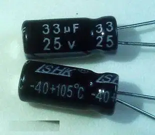  Електролитни кондензатори 25 В 33 ICF кондензатор