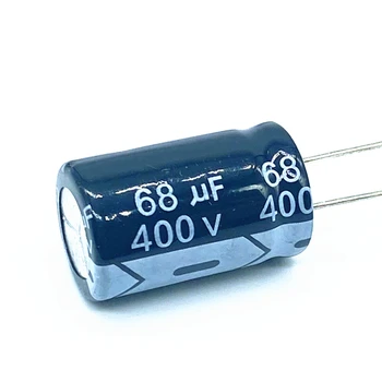  10 бр./лот Алуминиеви електролитни кондензатори 400v 68uf 400v68uf Ниско съпротивление esr/импеданс Висока честота Размер 16*25 20%
