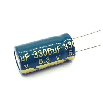  10ШТ Алуминиеви електролитни кондензатори 3300 icf 6,3 10*20 10x20 мм Електролитни кондензатори