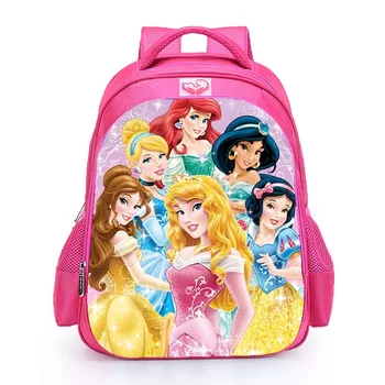  16-цолови Детски училищни чанти Disney Snow White Princess, ортопед раница, детски училищни чанти Mochila Infantil за момчета и момичета