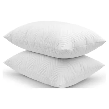  (2) за Възглавници за легло на стеганого комфорт с ефект на паметта, стандартни / Queen