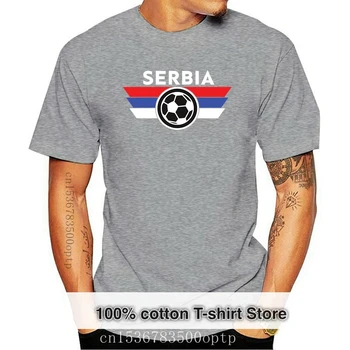  2019 Нова марка дрехи, мъжки стръмни върхове с кръгло деколте, Сръбска трикотажная риза, тениска световна футболна марка,