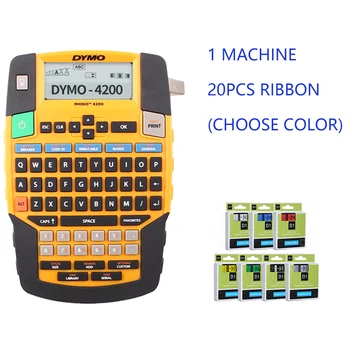  20pcs Лента + За принтери индустриален клас DYMO 4200 + промишлен производител на етикети Гъвкава лента За принтер DYMO Engineering