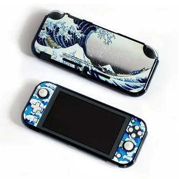  2X За Nintendo Switch Lite Защитната обвивка, напълно обхващащи горната и долната капачка, боядисана обвивка SX-117 Ukiyo-E Sea Waves