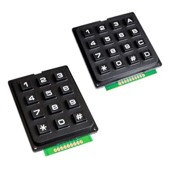  3*4 4*4 Матричен превключвател клавиатура Модул масив от клавиатурата Използвайте клавиша PIC AVR Печат Гсм 4x4 3x4 Пластмасови бутони Ключ за контролер Arduino