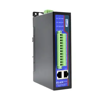  4-портов Изолиращ Конвертор RS485 в Ethernet TCPIP Modbus RTU TCP Gateway Сървър последователни устройства на DIN-шина ZLAN5443D