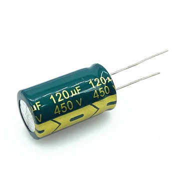  5 бр./лот 120 ICF висока честота на низкоомный алуминиеви електролитни кондензатори 450 120 icf размер 18*30 mm 20%