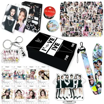  Kpop Idol АЙВ Lomo Cards 2023 i Фотокарточки Етикети Ключодържател за събиране на фенове