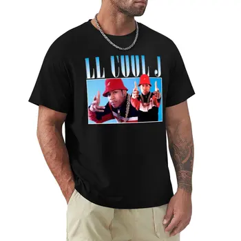  LL Cool J Тениска с кръгло деколте, тениски, аниме, облекла в стил хипи, тениска с къс ръкав, мъжки модни тениски, памучни маркови готини тениски