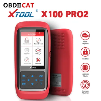  OBDIICAT XTOOL X100 Pro2 Pro Автоматично Ключова Програмист С Адаптер EEPROM подкрепа за регулиране Пробег на Километража Безплатен Ъпгрейд Онлайн