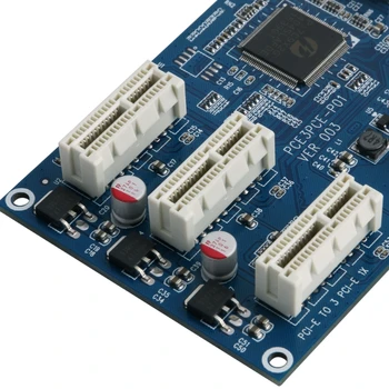  PCI-e, за да Express на 3 порта 1X Mini Карта на адаптера на лоста за