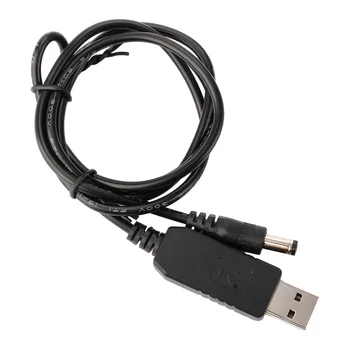  USB Power Boost Line DV 9/12 3A Нагоре модул 1 М Конвертор USB Кабел-адаптер 5,5x2,5 мм Plug Поддържа QC2.0/3.0