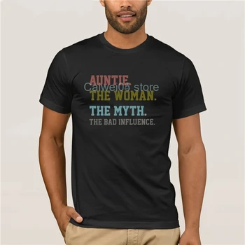  Брандираната мъжка риза Auntie the woman the мит the bad influence Модерна лятна тениска