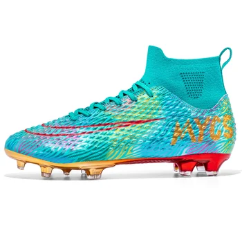  Горещи Професионални футболни Обувки за мини футбол, мъжки, Детски футболни обувки с дълги шипове, Висококачествени Спортни Обувки, Мъжки Спортни Обувки, на тревата.