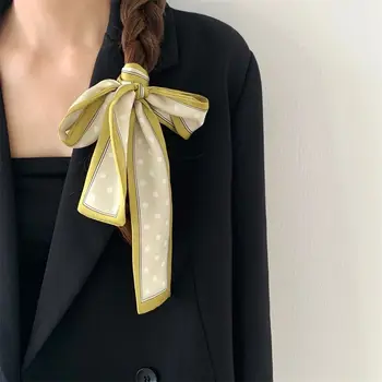 Дополните аксесоари елегантен копринен шал, малко дълъг вратовръзка, дръжка за чанта, шал, лента, дополните аксесоари, лента за коса, заплетенную френската косичку