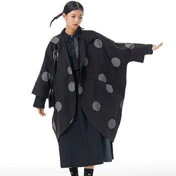  Есен 2023, нова мода, без темперамент, оригинален женски ежедневното палто от памук в японски корейски стил 5668 г.