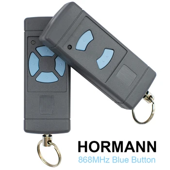  За HSE2 HSM2 HSM4 HS1 HS2 HS4 Дистанционно Управление на гаражни врати Hormann 868 Mhz Ключодържател Със Синя Бутон Ръчен Предавател 868.3