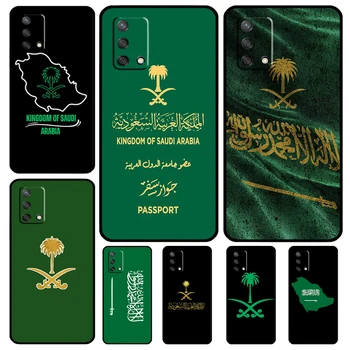  Калъф с флага на Кралство Саудитска Арабия за OPPO A96 A76 A16 A18 A58 A78 A98 A17 A77 A54 магистрала a57 S A74 A5 A9 а a53 A52 A72 A15 A93