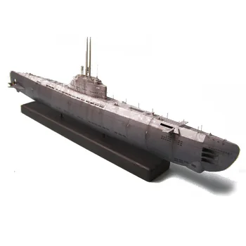  Книжен модел 1:200 U-2536 U-boot Type XXI Подводница Книжен модел на Кораба Ръчно изработени От Хартия Съберат Игра Ръчно изработени Aldult Toy Home Decor