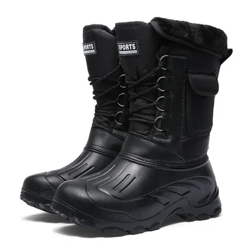  Мъжки обувки за спорт на открито, пролетно непромокаемая обувки за мъже, водоустойчиви леки обувки, рибарски ботуши, зимни зимни обувки, работни обувки 2023 година на издаване