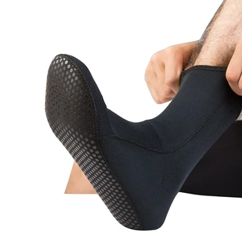  Неопренови чорапи за гмуркане, 1 двойка, за мъже, за плуване, топли нескользящие чорапи за гмуркане от водоустойчив материал, за гмуркане, дамски дълги плажни чорапи