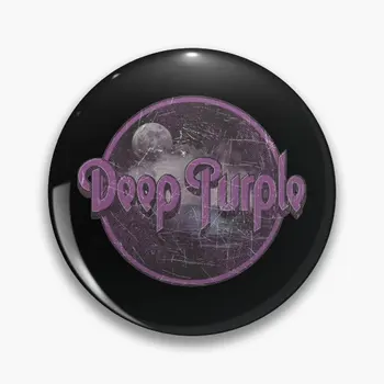  Оцветяване на Deep Purple на Deep Purple на Deep P Софт Бутон на Жени Сладък Декор Мультяшная Метална Брошка Иконата Украси за дрехи на Жени за лацкана