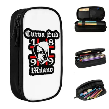  Пеналы Curva Sud Milan 1899 Модни bag-държач за химикалки, студентски подарък пеналы за офис с голям капацитет