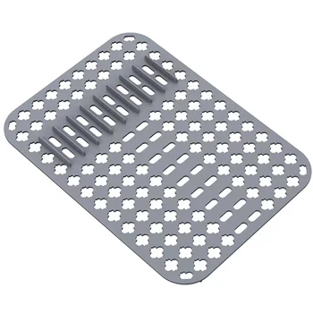  Подложка за защита на кухненски мивки, 1 опаковка, Силиконова мрежа, за да потъва на дъното на кухненски мивки, Подложки за мивки от неръждаема стомана