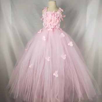  популярни стилове 2021 година Лилава вечерна рокля с листенца Рокля за парти по случай рождения ден на Тюлевое пищни вечерна рокля Рокля-пакетче принцеса