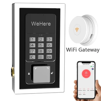  Приложение WeHere Телефон дистанционното управление на Смарт Парола Електронен Ключ за Сейф За съхранение на открито за Управление на Апартаменти Специална