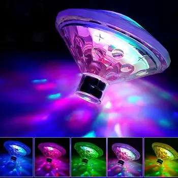  Пъстър детски Diamond лампа за подводна баня, Цветни гаф, led лампа, Водоустойчив Прожекционен лека нощ за детски водни играчки
