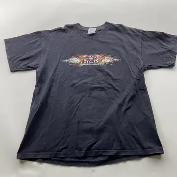  Реколта риза 2002 година на издаване Bike Week XL J & P Цикли с дълъг ръкав
