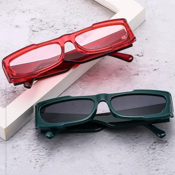  Слънчеви очила YOOSKE Small Square, за жени и за мъже, луксозни Маркови Дизайнерски Правоъгълни Слънчеви очила, Модни очила за шофиране в пътуване, нюанси
