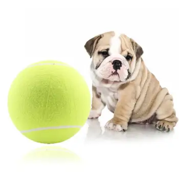  Тенис топката за кучета е 24 см, гигантска играчка за домашни любимци, тенис топка, играчка за дъвчене за кучета, маркови детски играчки Mega Джъмбо за кученца