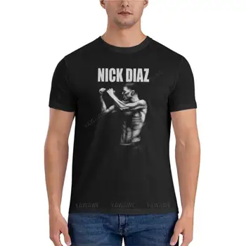  Тениска Nick Diaz Essential, черна тениска, мъжки графични тениски, тениски за мъже, брандираната тениска, летни тениски
