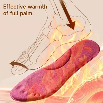  Термостельки с подгряване за по краката, зимни топлоустойчива супинаторы от пяна с памет ефект, Мъжки и дамски спортни обувки, Самонагревающиеся подложки за обувки