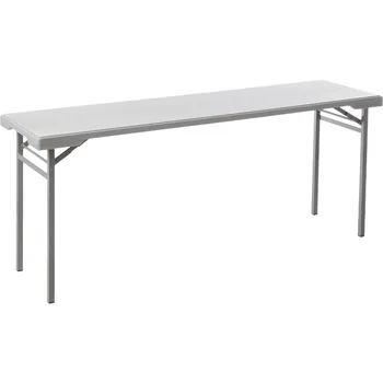  Универсален правоъгълен сгъваем тренировъчен маса от смола Office Звезда за дома или офиса, маса за пикник с дължина 5,87 фута