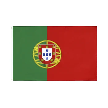  Флаг на Португалия Prt Pt Portuguesa 90x150 см