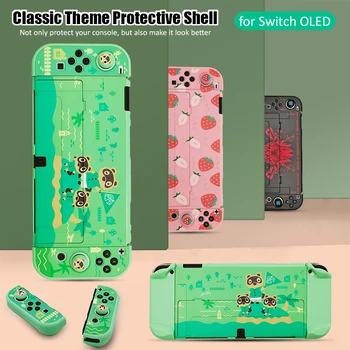  Хубава Nintendo Switch OLED Shell Калъф за вашия КОМПЮТЪР Защитен корпус Тънка корица Skin NS Swith OLED игрови аксесоари