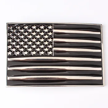  Черен Американски Флаг, Тока за Колан, Тишина за Черен Петък, Тъмен Край, Гладки Компоненти, Метални Аксесоари За Облекла От 3D-СПЛАВ